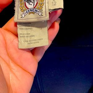 Cinch boys youth western black jacket